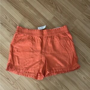 LOFT High Waist Orange Women's Shorts